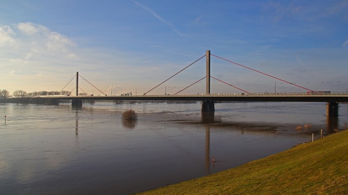 Leverkusener Brückenbaustelle